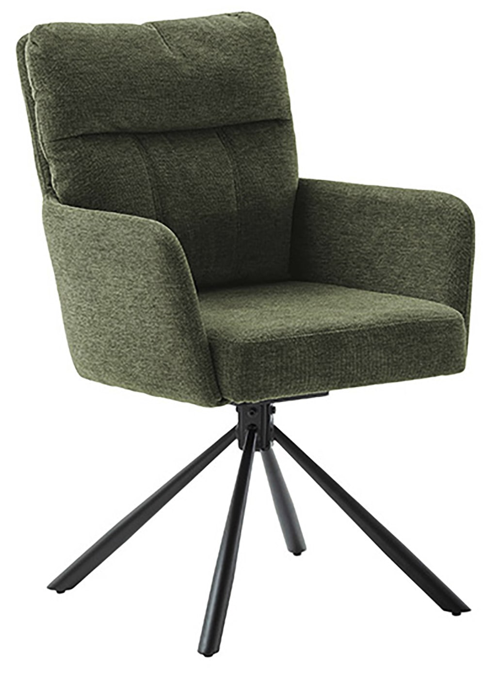 MCA furniture Esszimmerstuhl, Chenilleoptik, (2er-Set), drehbar 180°, Taschenfederkern, Sitzhöhe ca. 50 cm von MCA furniture