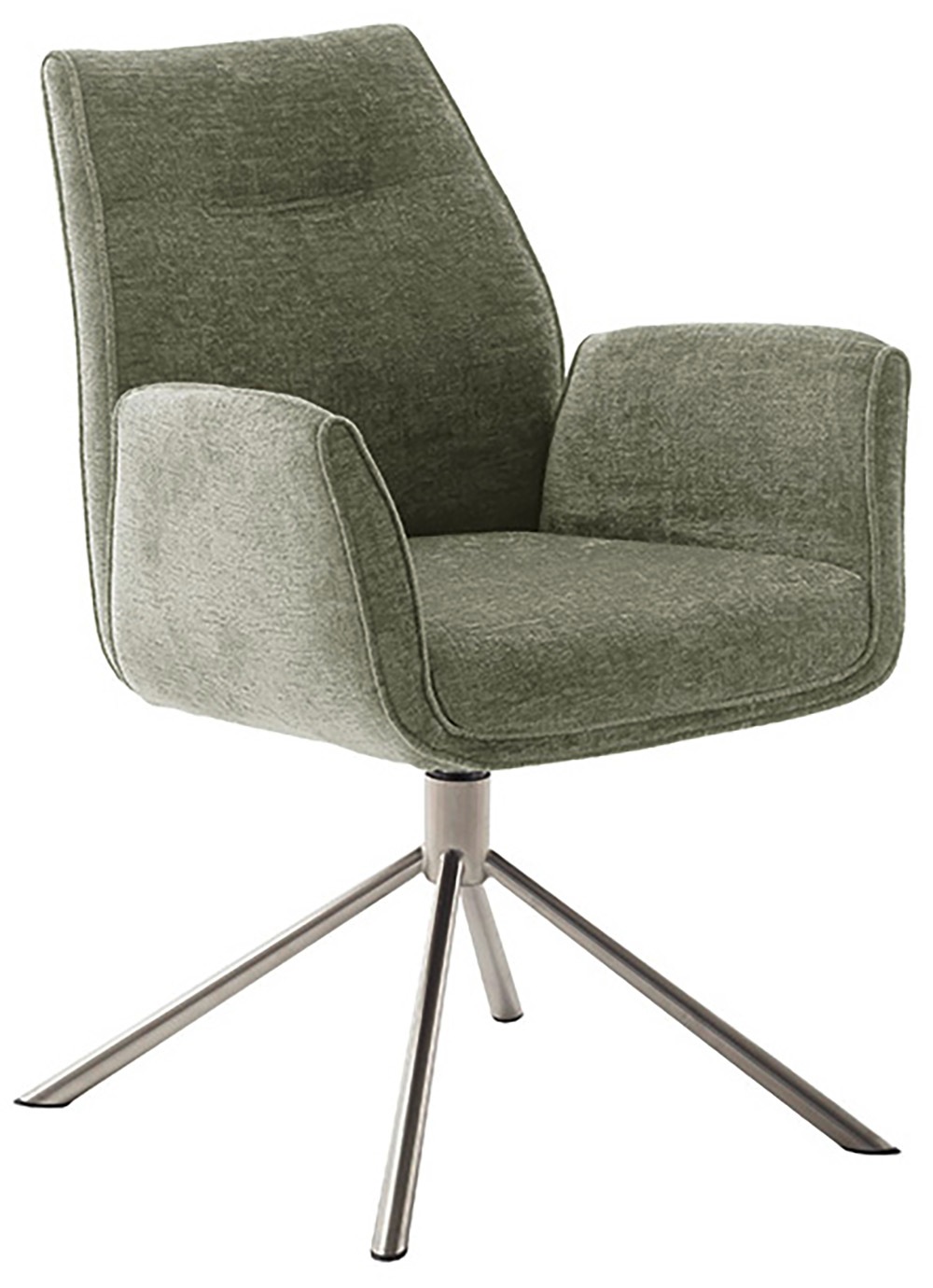 MCA furniture Esszimmerstuhl, Chenilleoptik, (2er-Set), drehbar 360°, Belastbarkeit 120 kg, Sitzhöhe ca. 50 cm von MCA furniture