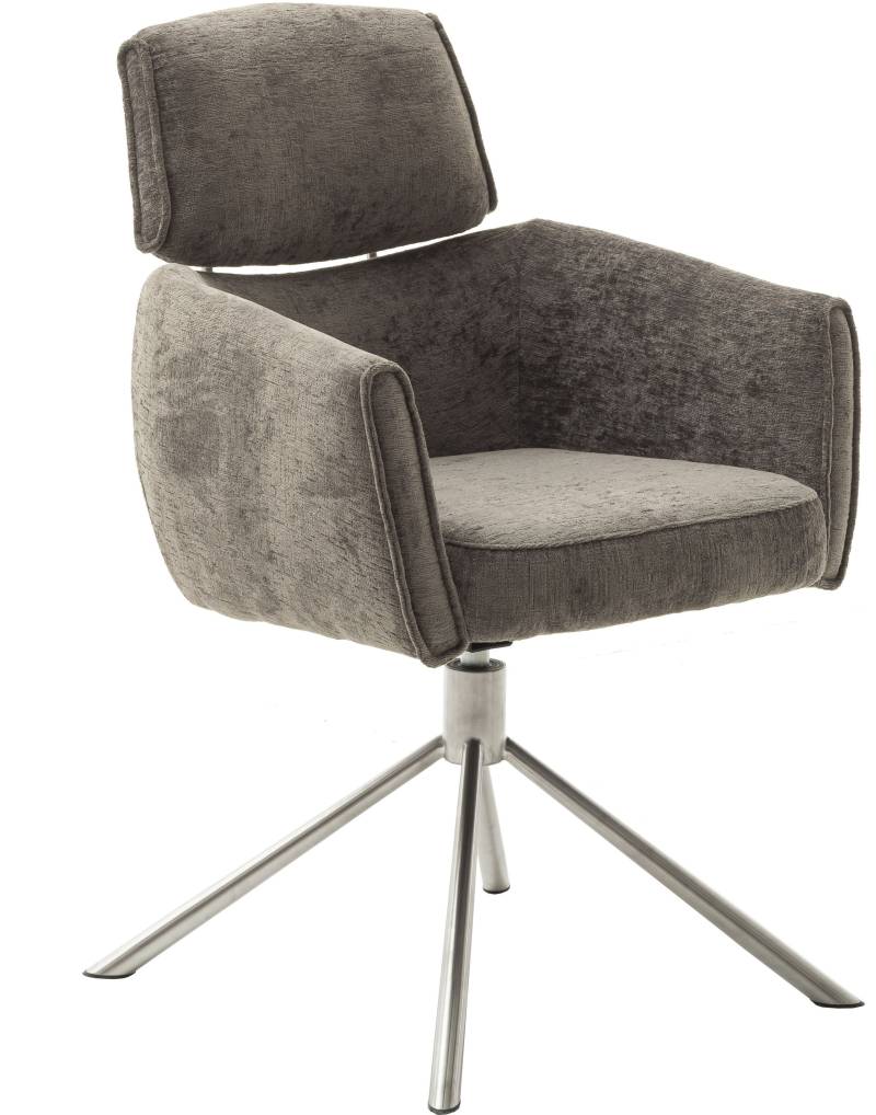 MCA furniture Esszimmerstuhl »QUEBEC«, (Set), 2 St., (2er-Set), 360° drehbar, Taschenfederkern, Sitzhöhe ca. 51 cm von MCA furniture
