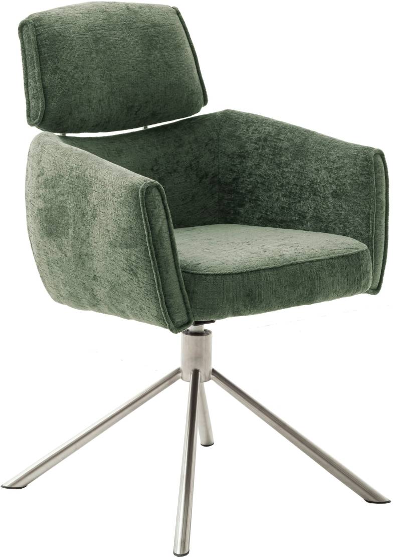 MCA furniture Esszimmerstuhl »QUEBEC«, (Set), 2 St., (2er-Set), 360° drehbar, Taschenfederkern, Sitzhöhe ca. 51 cm von MCA furniture