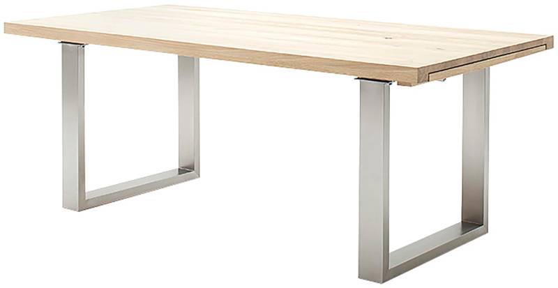 MCA furniture Kulissen-Esstisch »Dayton Esstisch Kufentisch«, Synchronauszug,ausziehbar,eiche,massiv,extra lang,XXL,belastbar 50 kg von MCA furniture
