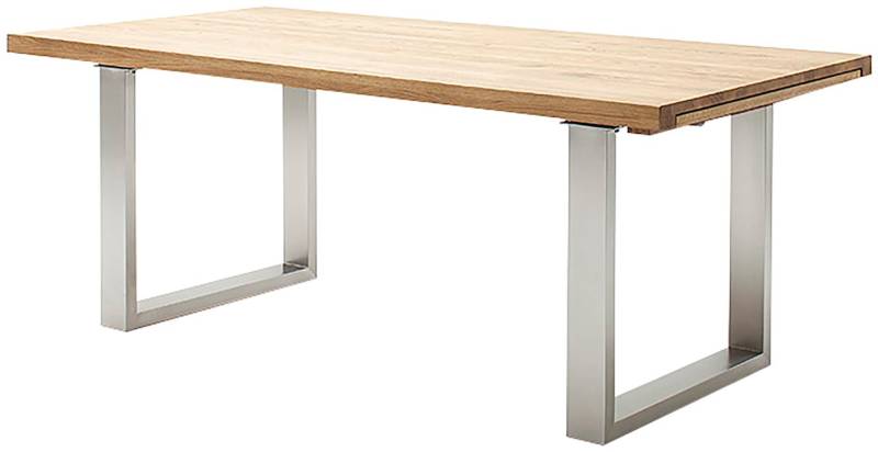 MCA furniture Kulissen-Esstisch »Dayton Esstisch Kufentisch«, Synchronauszug,ausziehbar,eiche,massiv,extra lang,XXL,belastbar 50 kg von MCA furniture