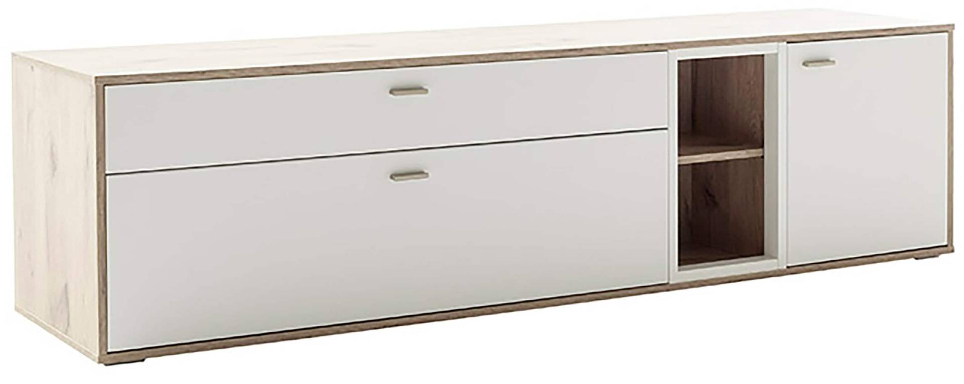 MCA furniture Lowboard »SANTERNO«, mit 1 Tür, 2 Schubkästen, offene Fächer, Fernseher bis 80 Zoll von MCA furniture