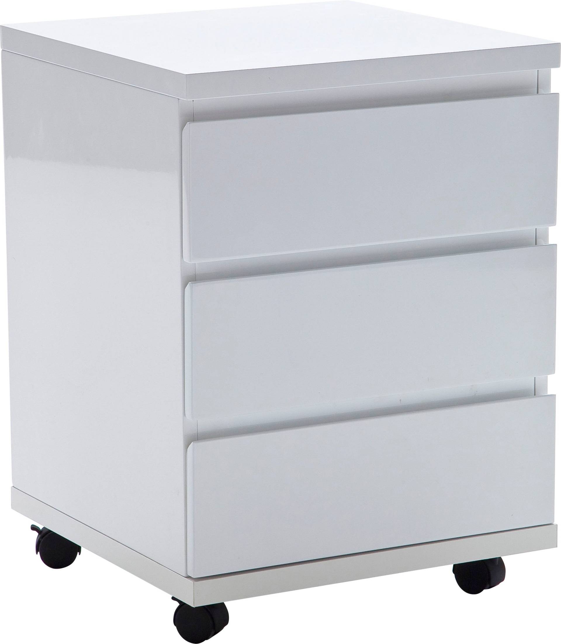 MCA furniture Rollcontainer »RC«, Büroschrank rollbar, weiss hochglanz MCA furniture Rollcontainer »RC«, Büroschrank rollbar, weiss hochglanz von MCA furniture