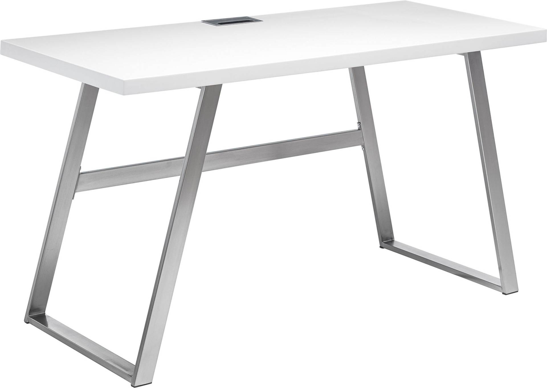 MCA furniture Schreibtisch »Andria«, Weiss matt lackiert mit Kabeldurchlass, Breite 140 cm MCA furniture Schreibtisch »Andria«, Weiss matt lackiert mit Kabeldurchlass, Breite 140 cm von MCA furniture