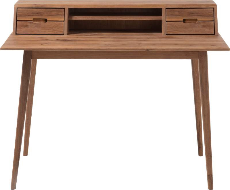 MCA furniture Schreibtisch »Melbourne«, Massivholz Asteiche geölt mit Schubladen, Breite 110 cm von MCA furniture