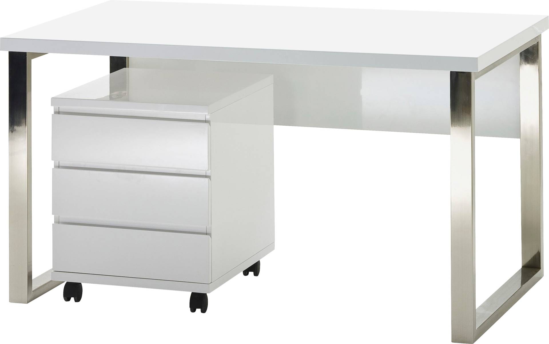 MCA furniture Schreibtisch »Sydney«, weiss Hochglanz, Breite 140 cm von MCA furniture