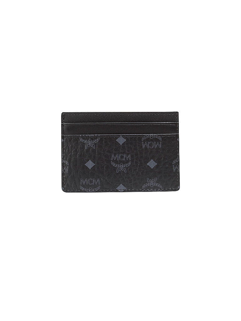 MCM Ausweisetui - Kartenhalter Visetos Original Card Case Mini schwarz von MCM