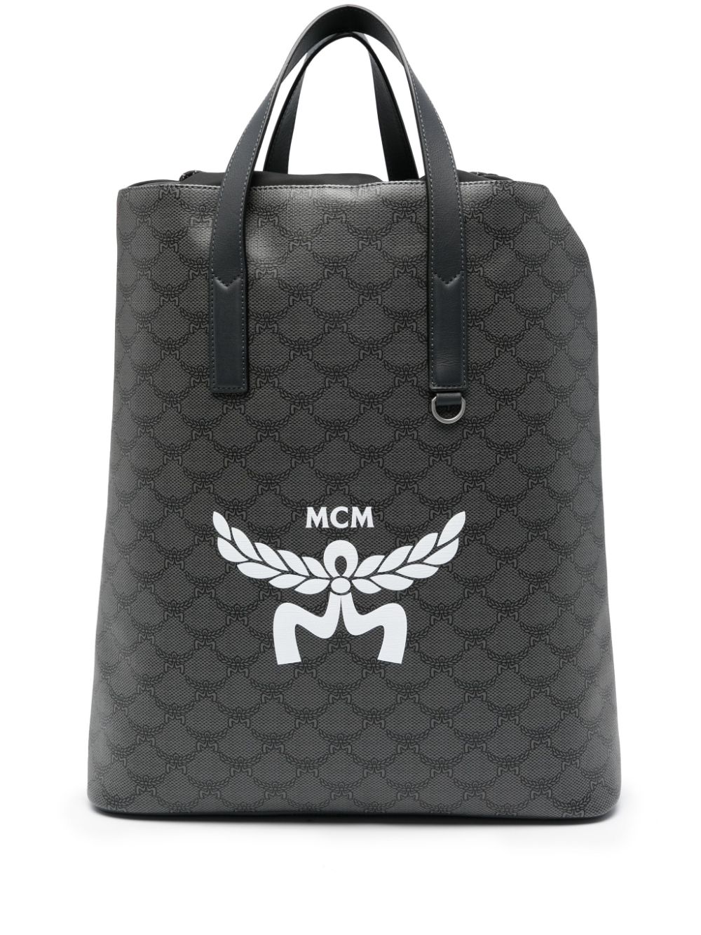 MCM Himmel logo-print backpack - Black von MCM