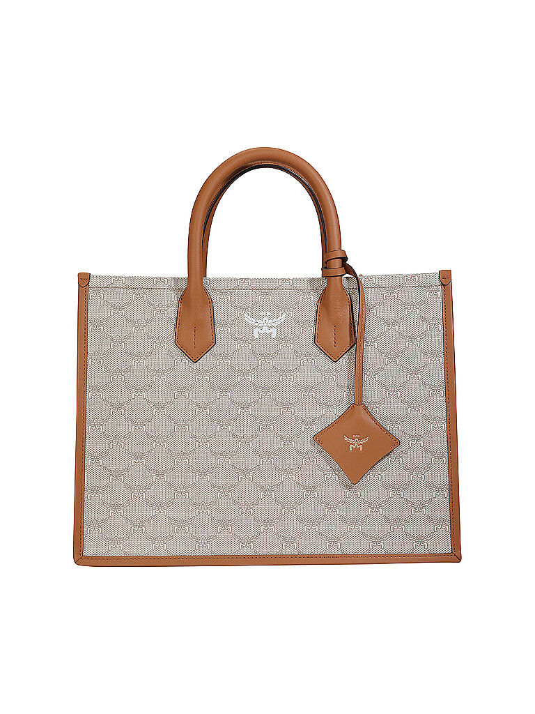 MCM Ledertasche - Tote Bag LAURETOS CC  beige von MCM