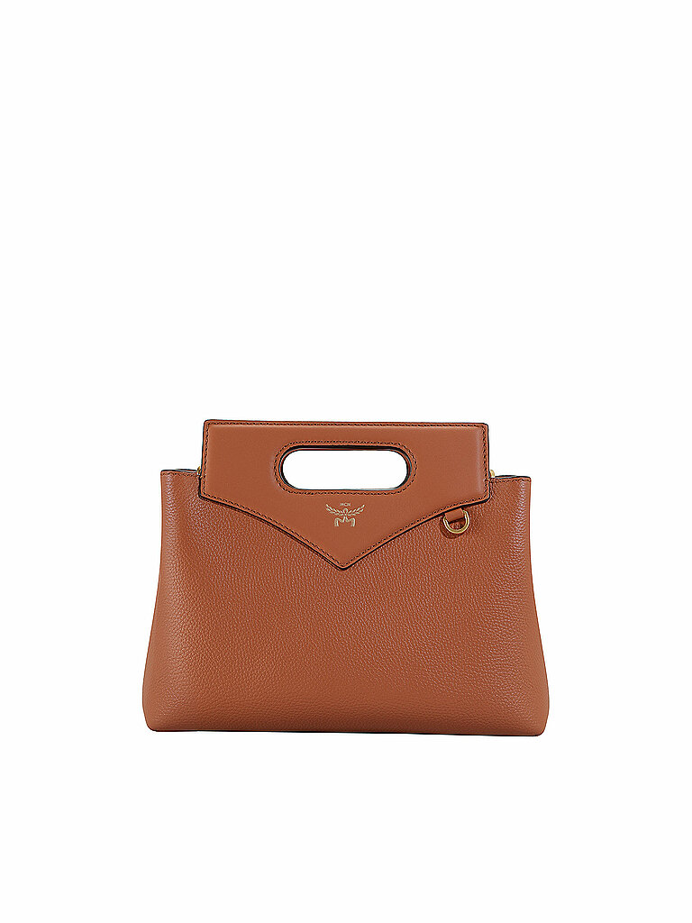 MCM Ledertasche - Umhängetasche SOFT DIAMANT Mini  braun von MCM