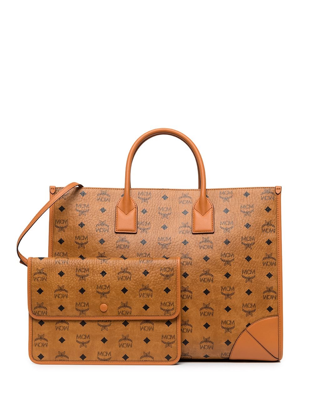 MCM extra-large München tote bag - Brown von MCM