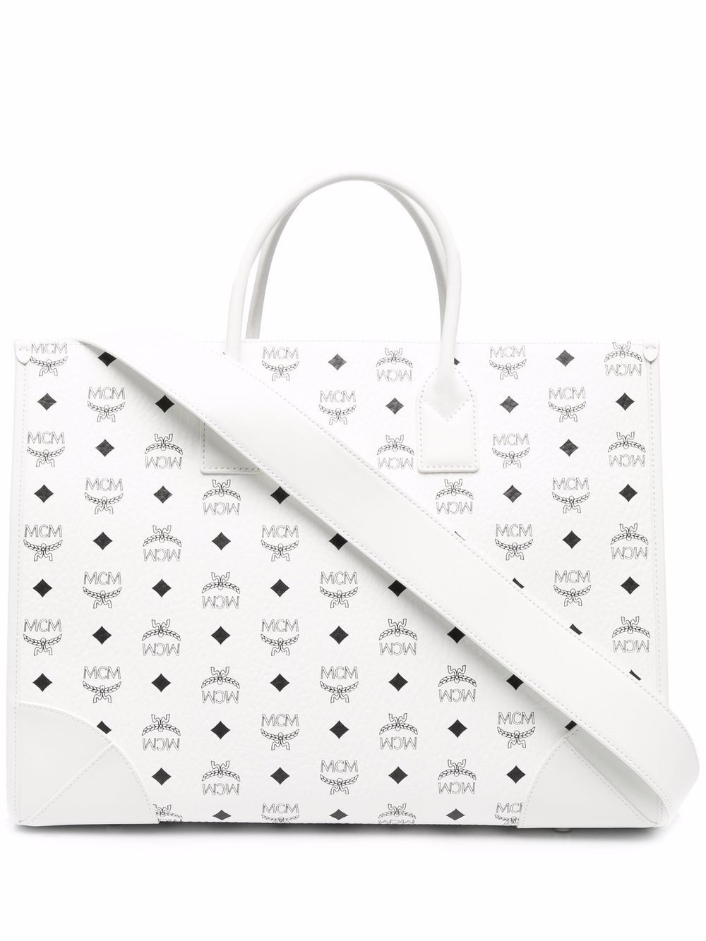 MCM extra large München tote bag - White von MCM