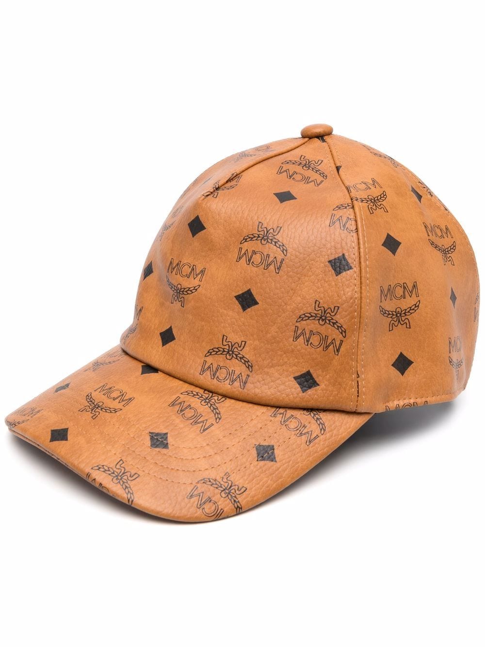 MCM Visetos-print adjustable cap - Brown von MCM