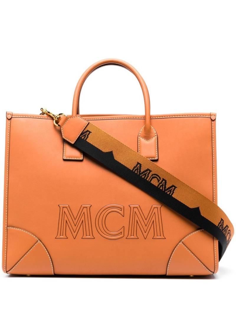 MCM large München tote bag - Brown von MCM