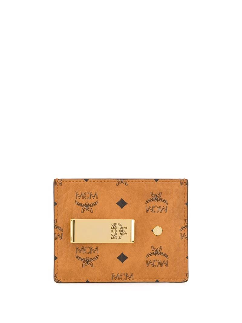 MCM money-clip compact cardholder - Brown von MCM