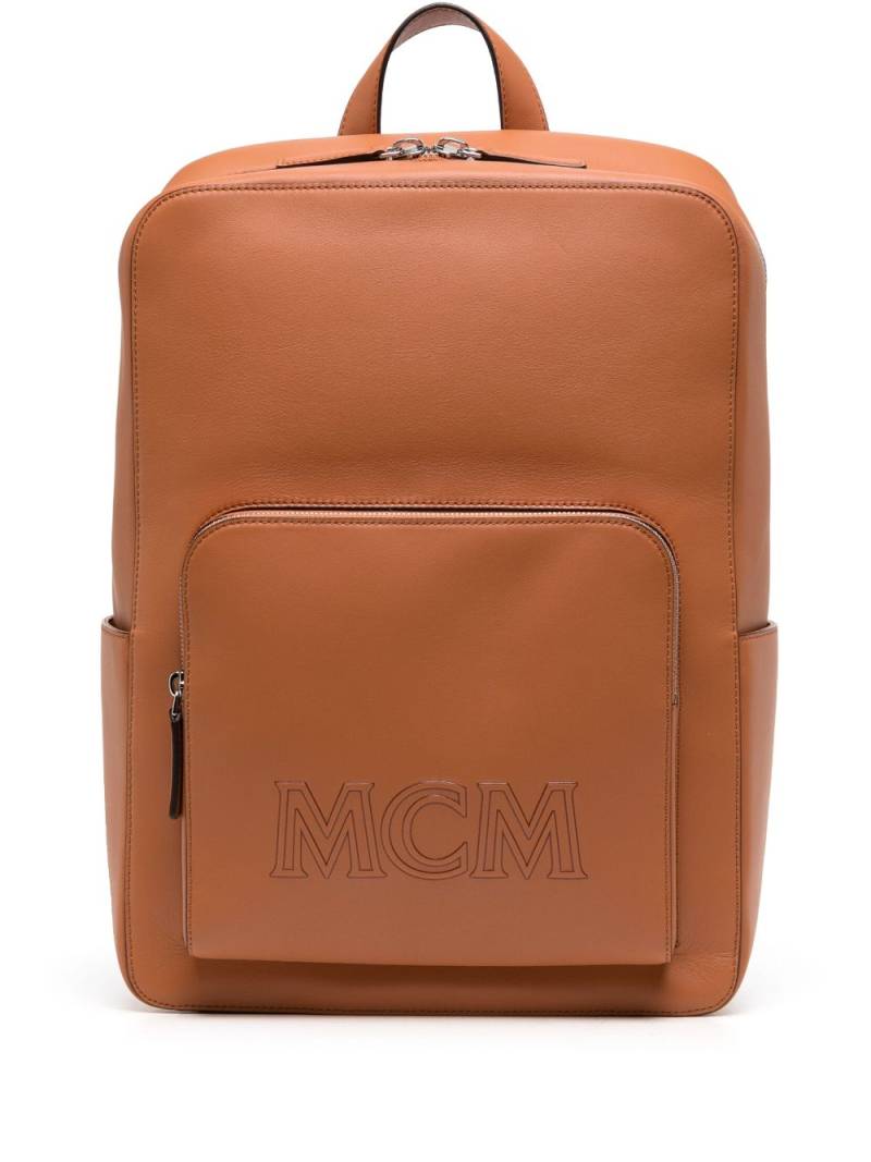 MCM medium Aren leather backpack - Brown von MCM