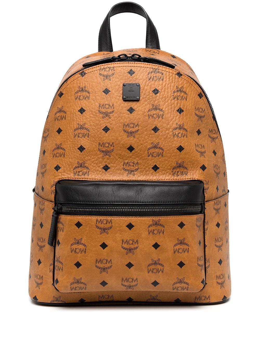 MCM medium Stark monogram-print backpack - Brown von MCM