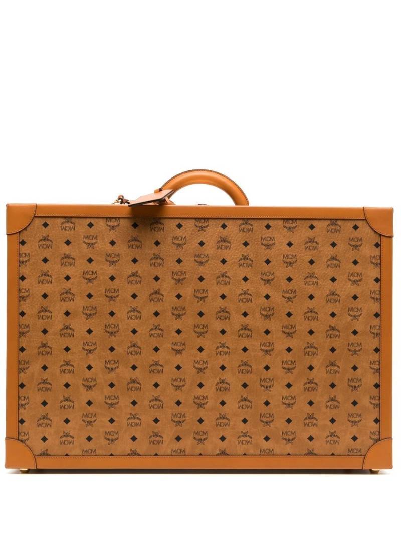 MCM medium Visetos-print suitcase - Brown von MCM