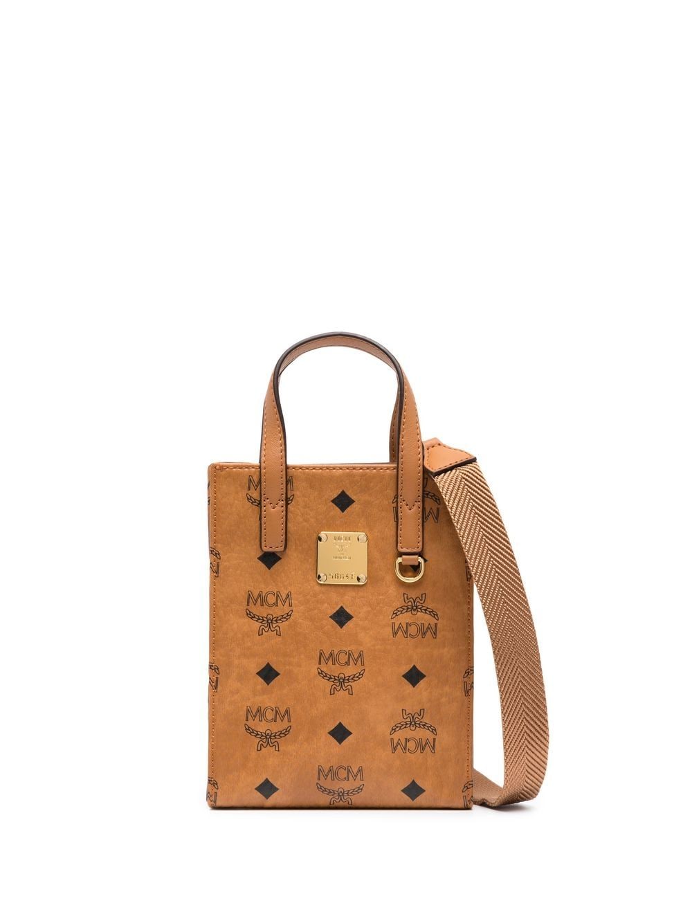 MCM mini Aren crossbody bag - Brown von MCM