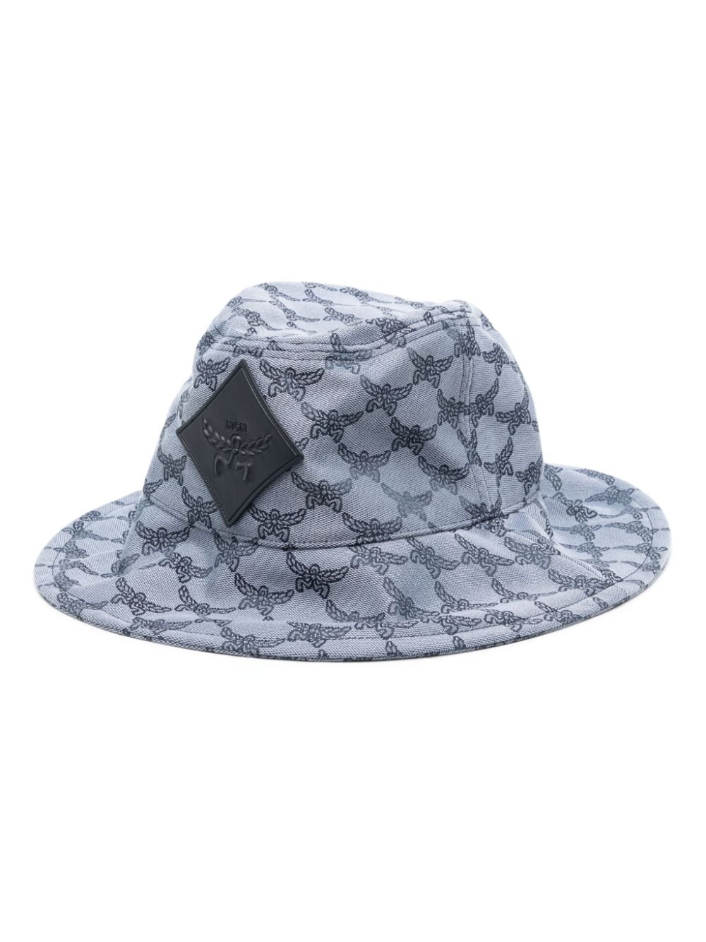 MCM Lauretos-jacquard denim bucket hat - Blue von MCM