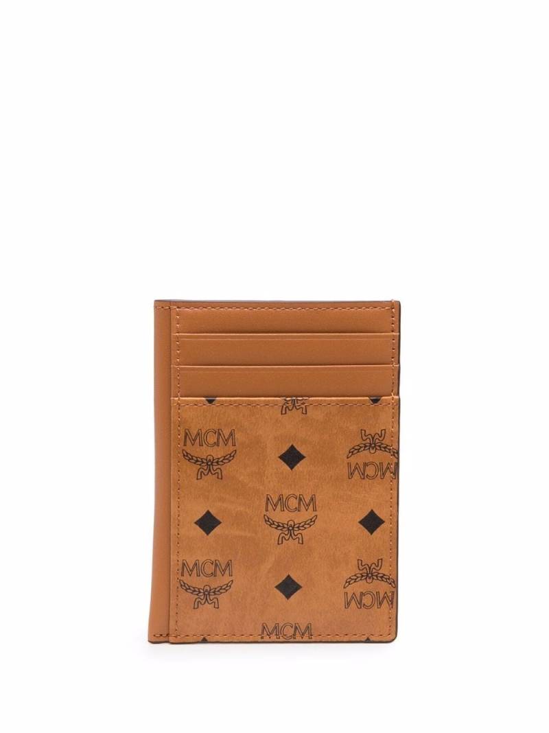 MCM monogram-print card holder - Brown von MCM