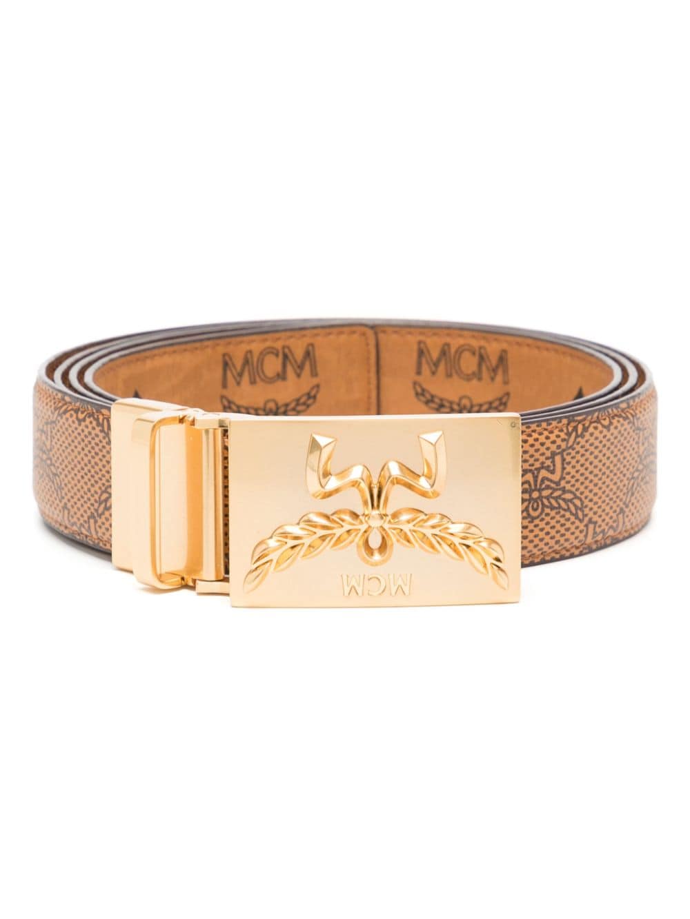MCM reversible monogram belt - Brown von MCM
