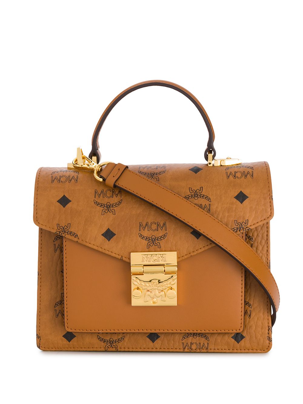 MCM small Tracy satchel - Brown von MCM