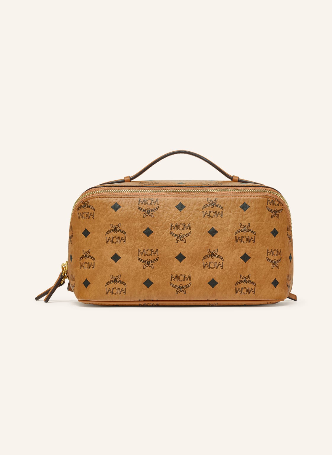 Mcm Kosmetiktasche Ottomar Visetos braun von MCM