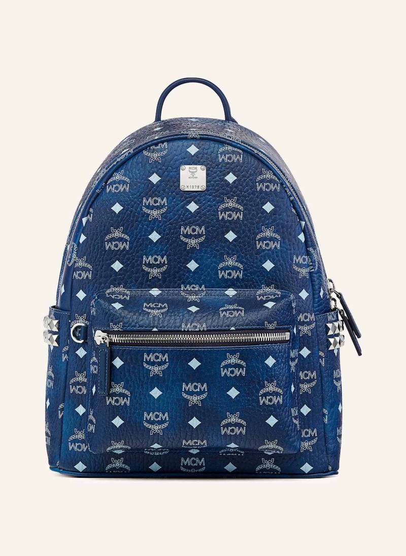 Mcm Rucksack Stark Vi Mit Nieten blau von MCM