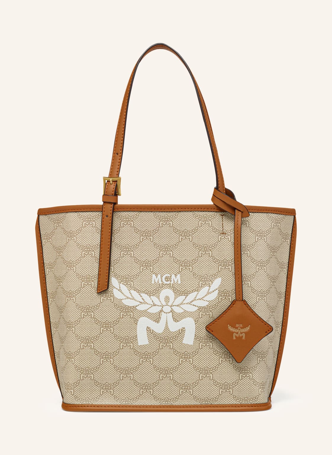 Mcm Shopper Lauretos Mini beige Mcm Shopper Lauretos Mini beige von MCM