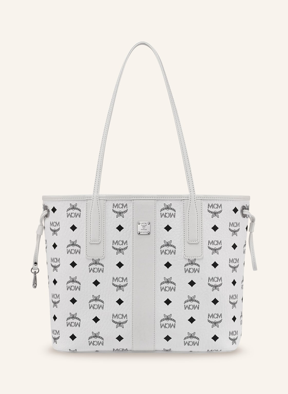 Mcm Shopper Liz Small Zum Wenden weiss von MCM