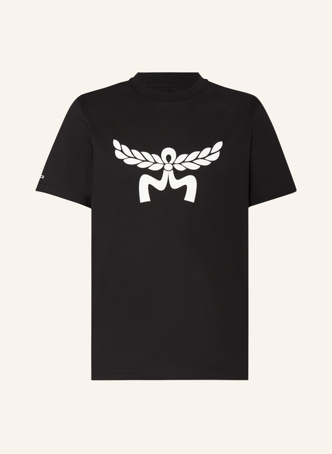 Mcm T-Shirt Laurel schwarz von MCM