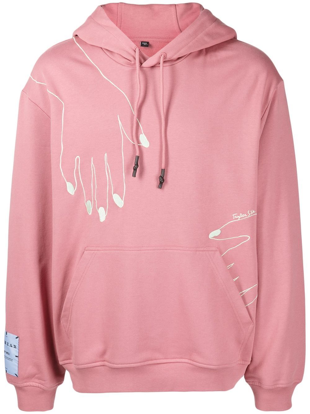 MCQ Handsy cotton hoodie - Pink von MCQ