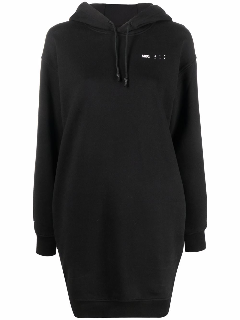 MCQ logo drawstring hooded dress - Black von MCQ