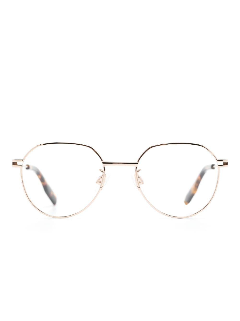 MCQ metallic round-frame glasses - Gold von MCQ