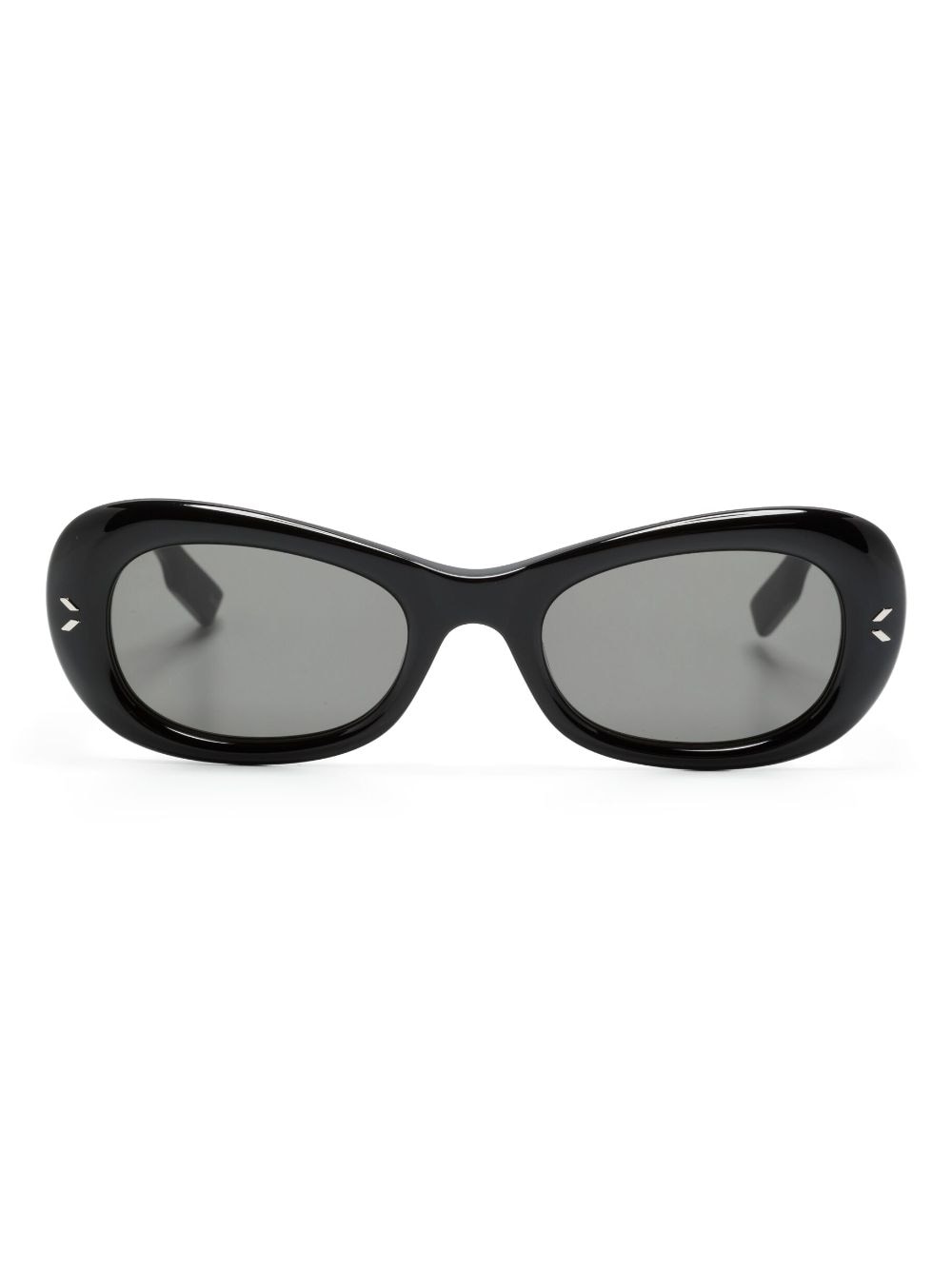MCQ oval-frame sunglasses - Black von MCQ
