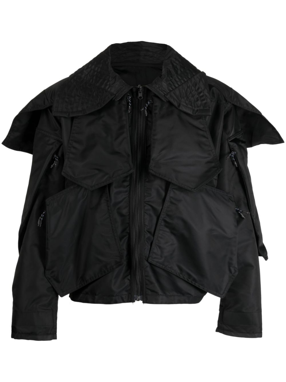 MCQ oversize-pointed-pocket jacket - Black von MCQ