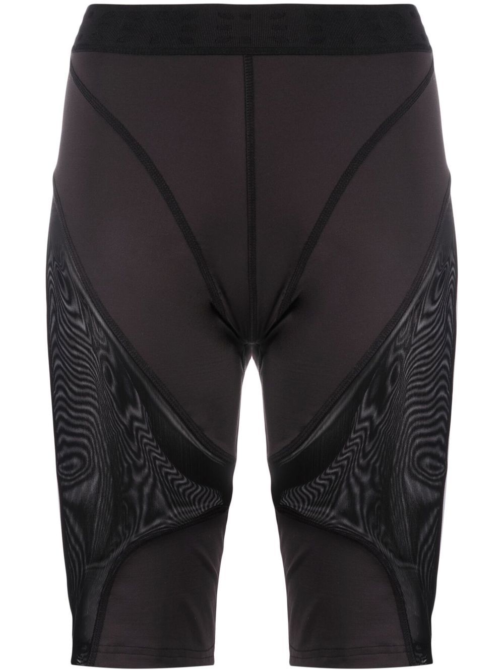 MCQ panelled biker-style shorts - Black von MCQ