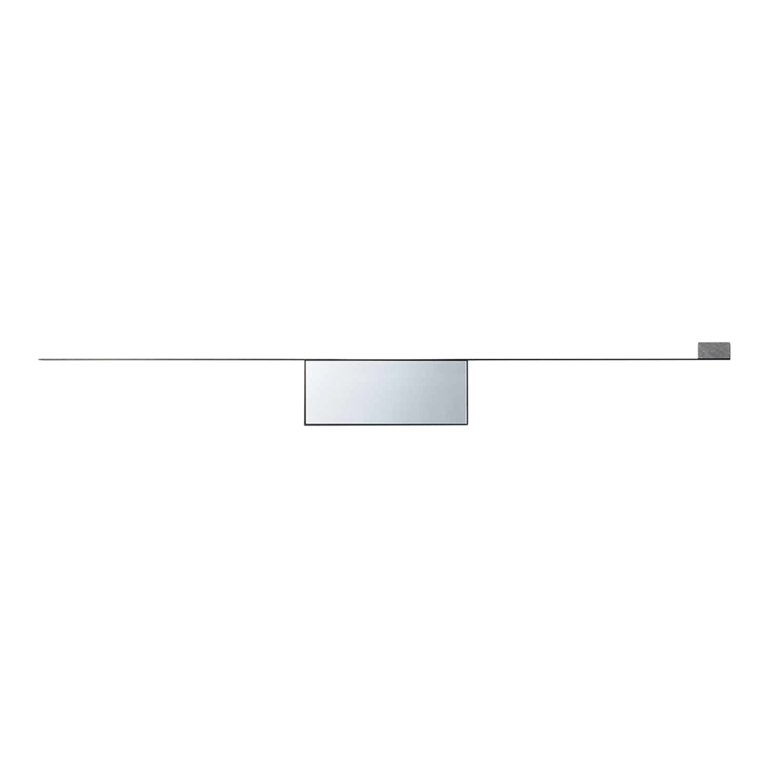 Mirror Lines Composition 1 Wandspiegel, Strukturausführung grau matt, Deko-Element carrara marble, weiss matt Mirror Lines Composition 1 Wandspiegel, Strukturausführung grau matt, Deko-Element carrara marble, weiss matt von MDF Italia