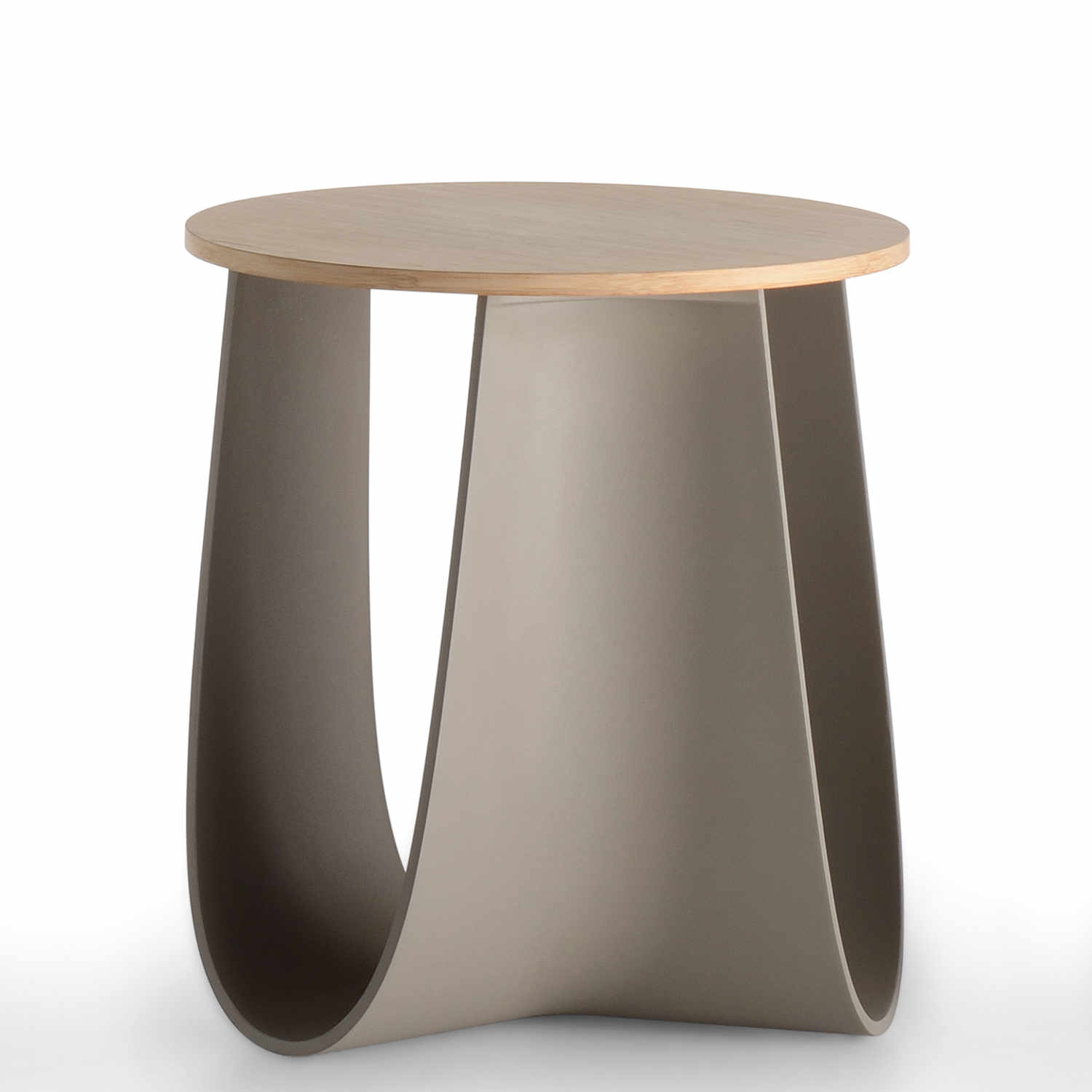 SAG Hocker/Beistelltisch, Top/Sitzfläche bambus, Strukturausführung polyurethan schlammfarben SAG Hocker/Beistelltisch, Top/Sitzfläche bambus, Strukturausführung polyurethan schlammfarben von MDF Italia