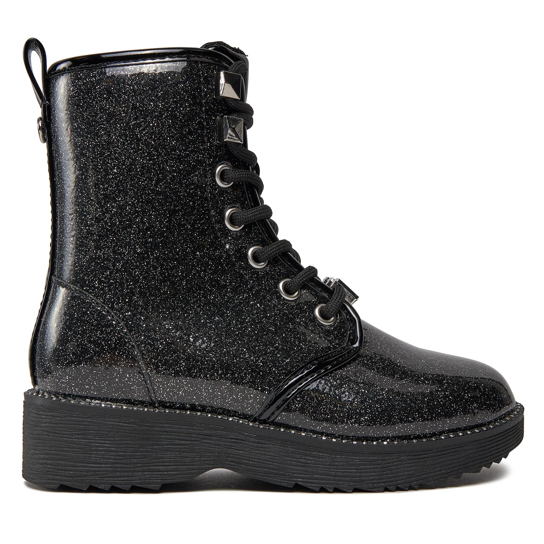 Schnürstiefeletten MICHAEL KORS KIDS Haskell MK100774 Black Glitter von MICHAEL KORS KIDS