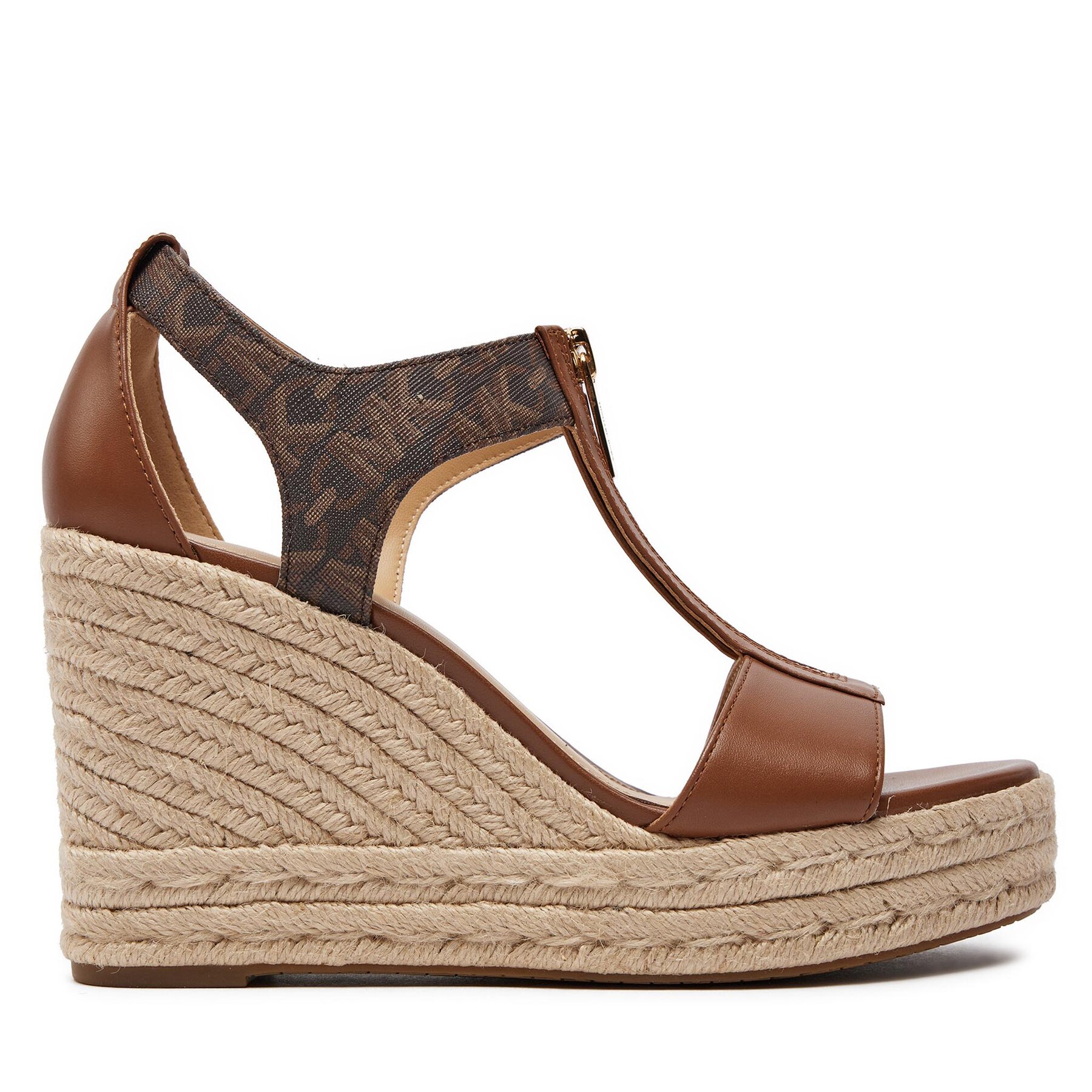 Espadrilles MICHAEL Michael Kors Berkley Mid Wedge 40R4BRMS1B Brn/Luggage von MICHAEL Michael Kors