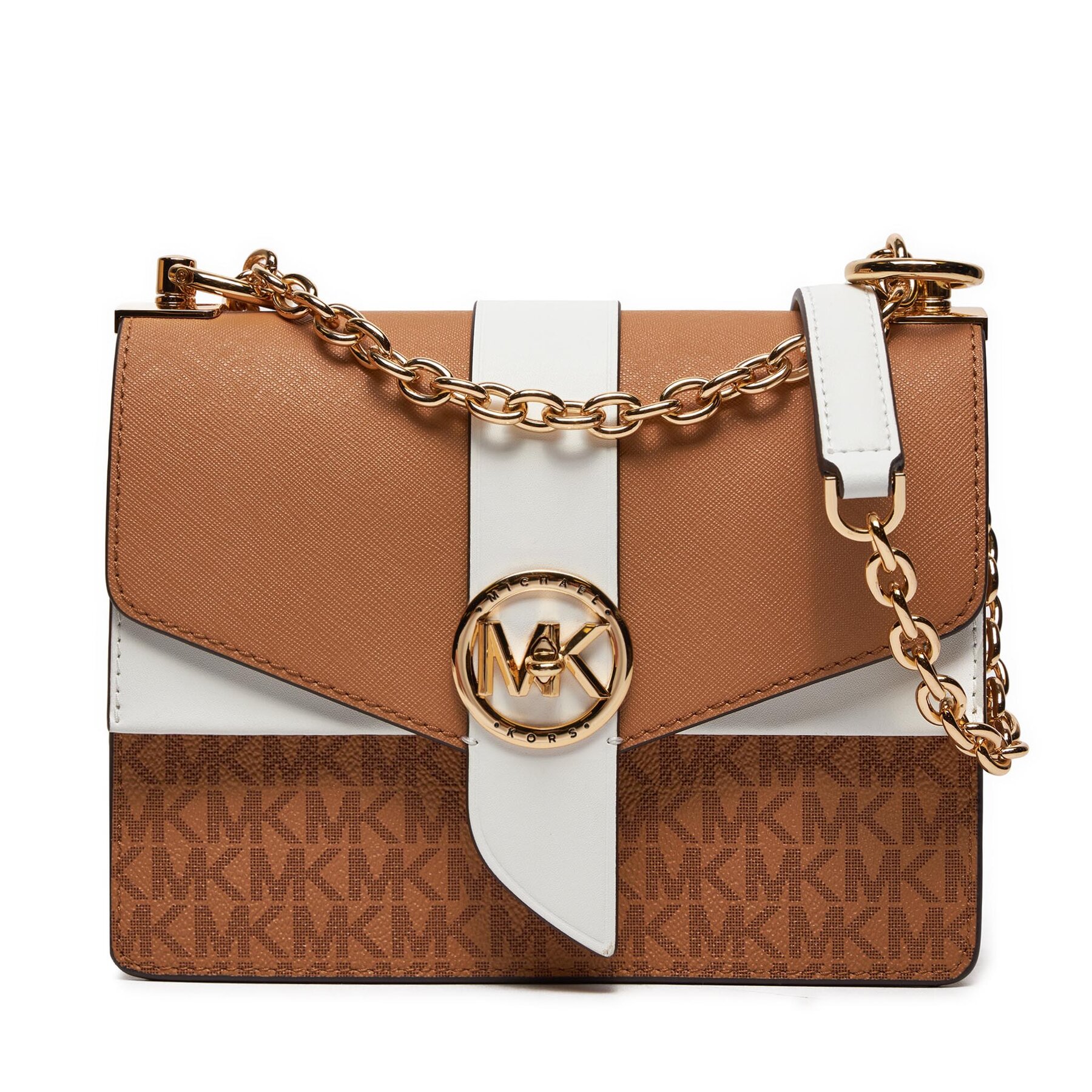 Handtasche MICHAEL Michael Kors Geenwich 32S1GGRC0B Pl Pnut Mlt von MICHAEL Michael Kors