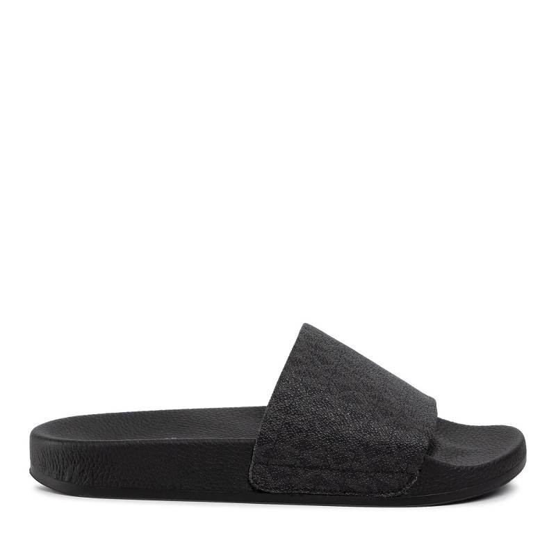 Pantoletten MICHAEL Michael Kors Jake Slide 42R0JSFA3Q Schwarz von MICHAEL Michael Kors