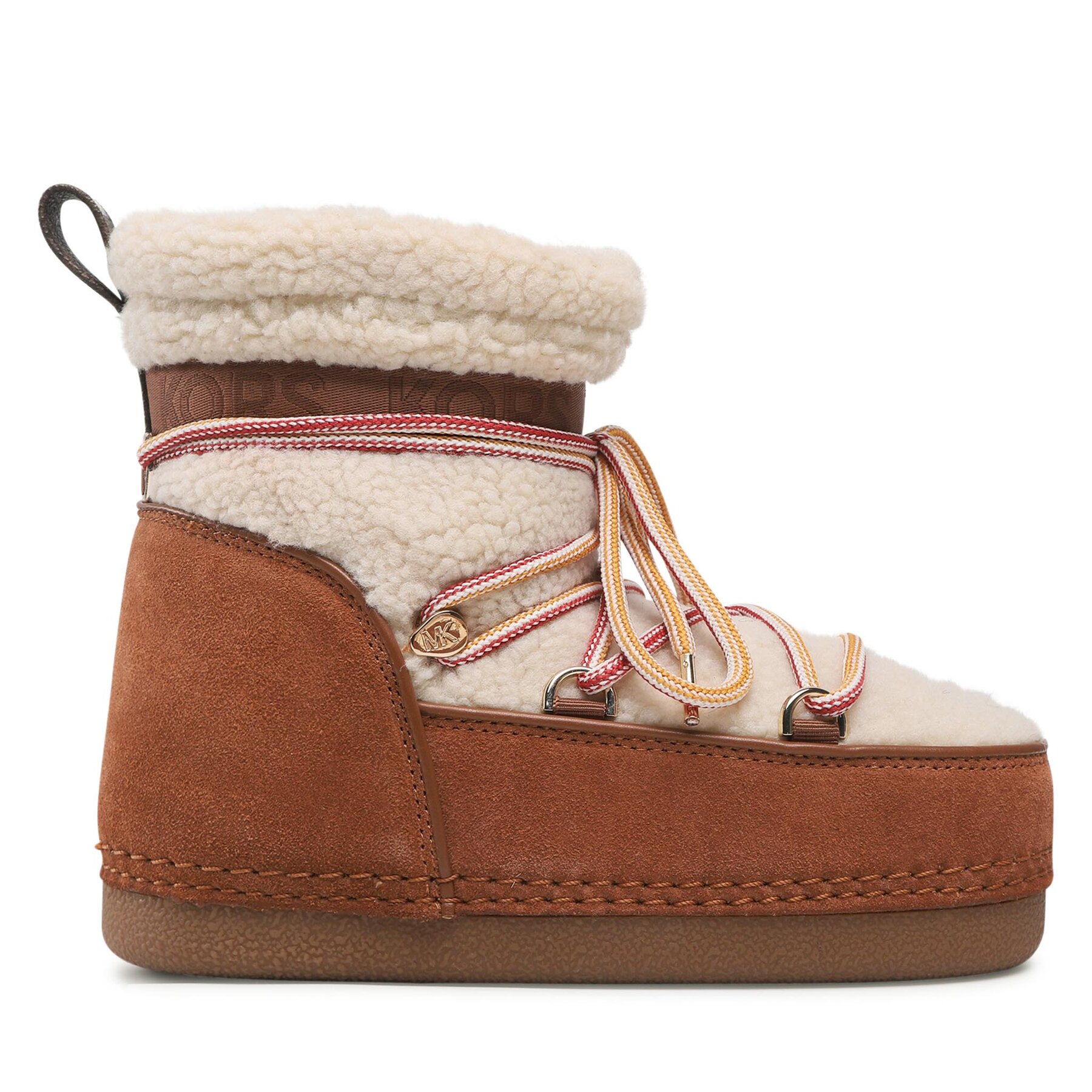 Schneeschuhe MICHAEL Michael Kors Zelda Bootie 40F2ZMFE5S Nat/Lugg von MICHAEL Michael Kors