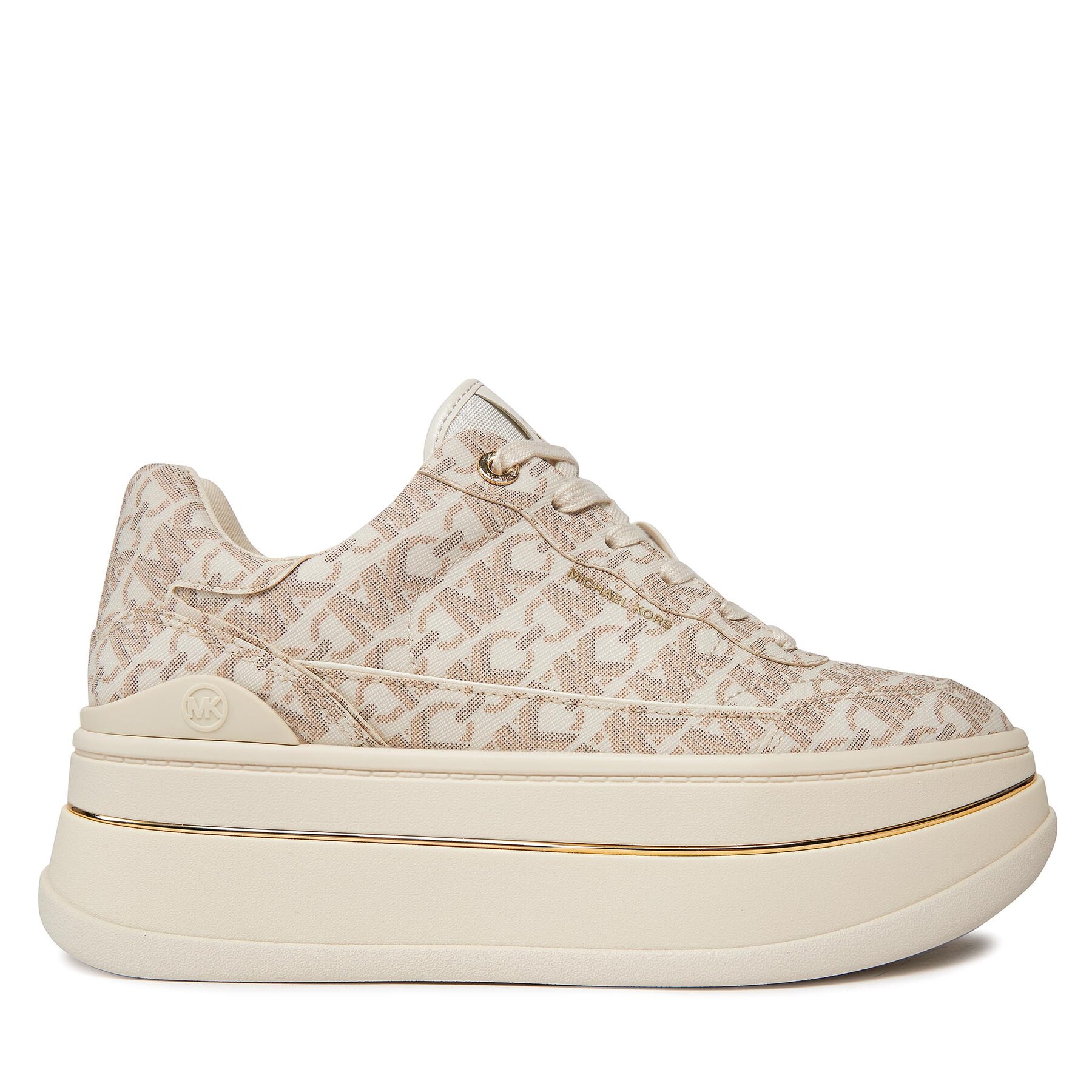 Sneakers MICHAEL Michael Kors Hayes Lace Up 43R4HYFS1B Vanilla 150 von MICHAEL Michael Kors