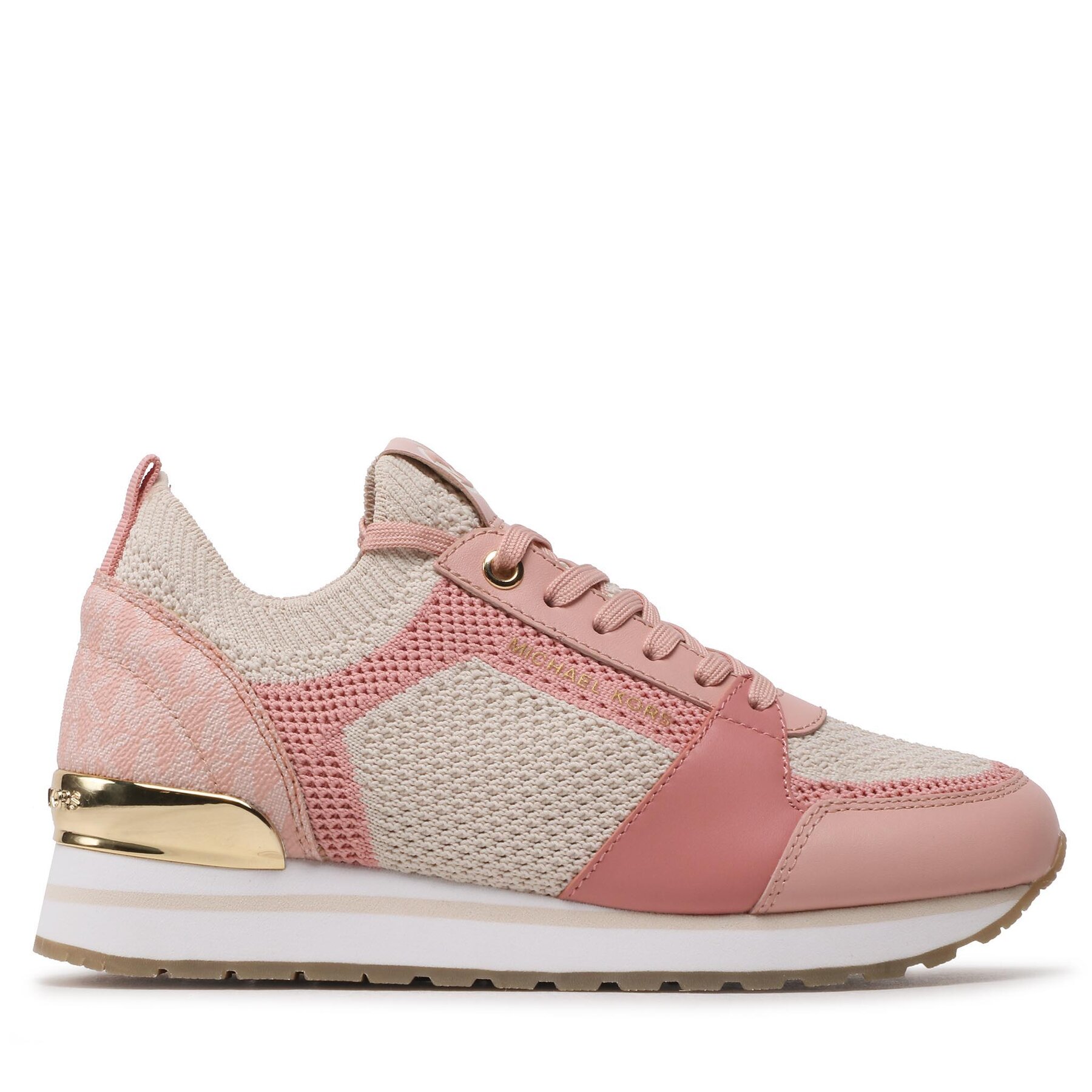 Sneakers MICHAEL Michael Kors Billie Knit Trainer 43S3BIFS2D Pink Multi von MICHAEL Michael Kors