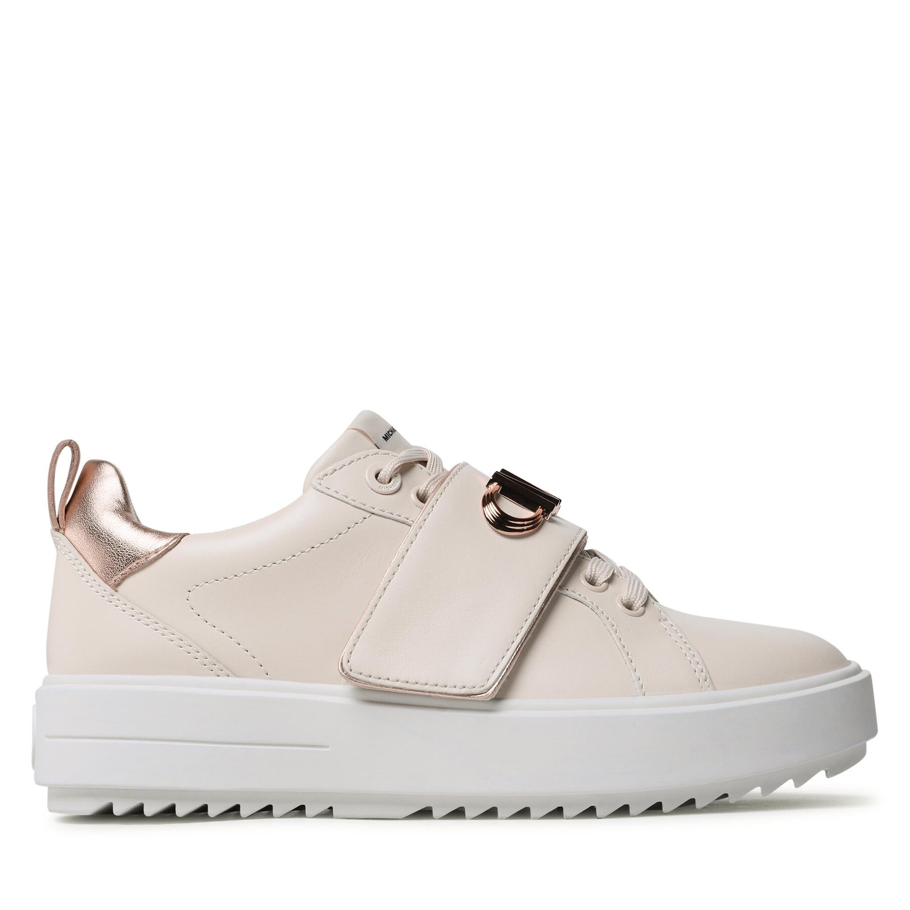 Sneakers MICHAEL Michael Kors Emmett Strap Lace Up 43S3EMFS1L Lt Cream von MICHAEL Michael Kors