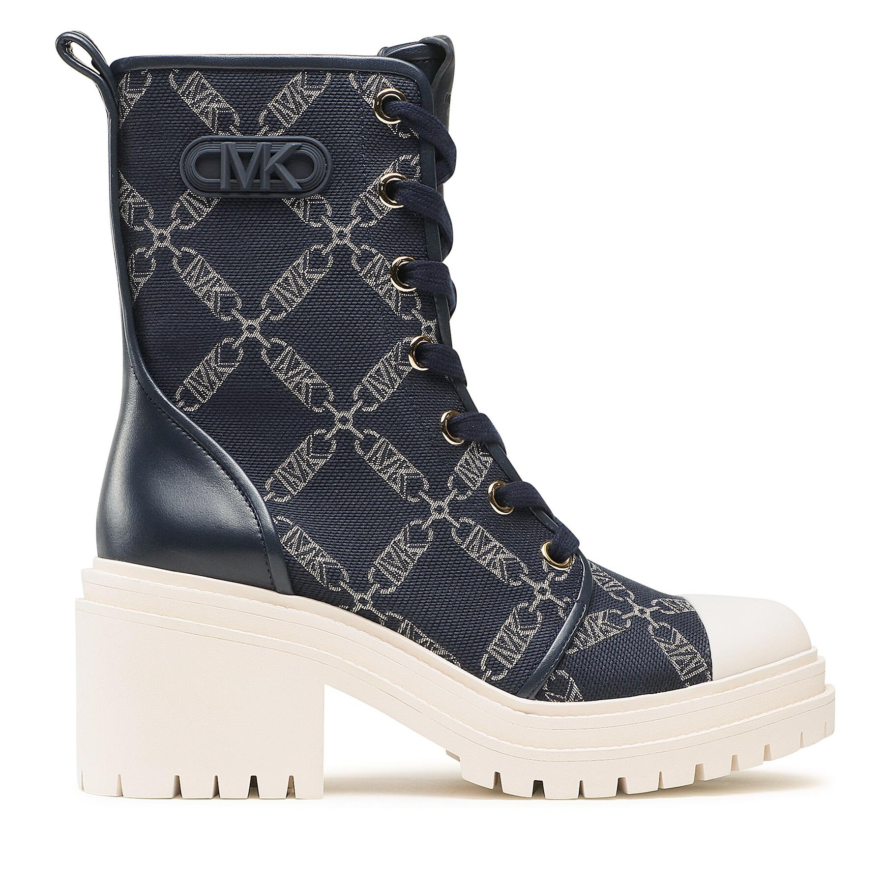 Stiefeletten MICHAEL Michael Kors Hanley Bootie 40F3HYME6Y Navy Multi von MICHAEL Michael Kors